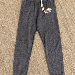 Roots Heathered Navy Joggers